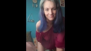 Hot as MILF Hippie Hidee Teasing Hot as Fuck JOI with Cumcount down when she says so