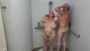 Quickie in the Campground Showers