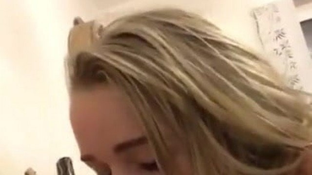 Cute blowjob from ex gf