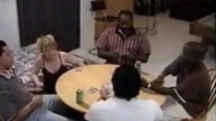 submissive slut at a poker party