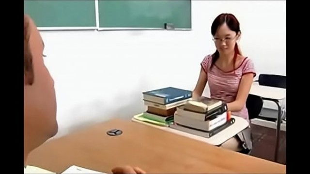 tiny asian student gets cock