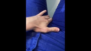 Yin Pees her Jeans in Desperation and Yang Masturbates her